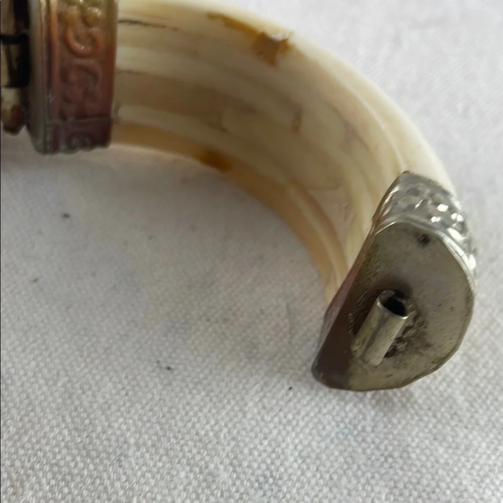 Vintage Tibetan Tribal Bone Bracelet